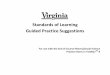 Standards of Learning Guided Practice Suggestions - … · Standards of Learning Guided Practice Suggestions ... MC/TEI document prior to reading this guide, ... unless the student