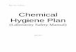 Chemical Hygiene Plan - Texas Tech University … · NIOSH – National ... 3.53 RSO – Radiation Safety Officer . 3.54. SCBA ... 4.1.1 All policies included in this Chemical Hygiene