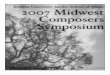 Midwest Composers Symposium - Indiana University …server1.variations2.indiana.edu/variations/programs/vaa4677a.pdf · Symphonic Band Scott A. Weiss, Conductor Piccolo Alyse Hashi