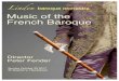 Music of the French Baroque - Linden .Music of the French Baroque n ra ... ornamentation. The music