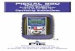 PIECAL 820 Multiunction Process Calibrator - … · PIECAL 820 Multiunction Process Calibrator ... Functions and Hookup Diagrams ... the instrument to be calibrated or signal to be