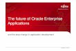 The future of Oracle Enterprise Applications - bcs.org · Fujitsu & Oracle & Fusion Apps ... Early Adopter Customer Assessment 4. ... User Interface Improvements 11 Oracle Slide with