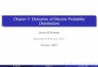 Chapter 7: Derivation of Discrete Probability Distributions · Chapter 7: Derivation of Discrete Probability Distributions James B.Ramsey ... (Institute) Chapter 7 October 2007 5