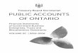 Treasury Board Secretariat PUBLIC ACCOUNTS OF ONTARIO · Treasury Board Secretariat. PUBLIC ACCOUNTS OF ONTARIO. ... General Real Estate Portfolio ... Toronto Organizing Committee
