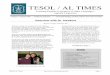 TESOL / AL TIMES - Graduate School of Education · TESOL/AL Times  Page 1 ... Rousing Minds to Life and their notions about ... Susan Goldstein, 