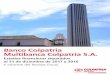 Banco Colpatria Multibanca Colpatria S.A. BANCO COLPATRIA MULTIBANCA COLPATRIA S.A. Notas a los Estados Financieros Separados (Continua) Instrumentos financieros designados en el reconocimiento
