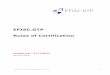 EFISC.GTP Rules of Certification Rules of certification V4... · 3.1.6 - Appeals and complaints ... party certification of feed/food safety management systems based on ISO/IEC 17021-1:2015