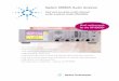 Fast and accurate multi-channel audio analysis made ... · Fast and accurate multi-channel audio analysis made affordable ... • Calibration, certification, ... Agilent 8960 Series