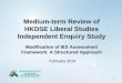 Medium-term Review of HKDSE Liberal Studies Independent Enquiry Study · 2014-12-03 · HKDSE Liberal Studies Independent Enquiry Study ... Recommendation endorsement by CDC and PEB