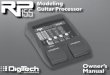 Modeling Guitar Processor - HARMAN Prordn.harmanpro.com/product_documents/documents/232_1295362797...You now have an incredibly advanced modeling guitar processor that can keep up