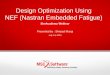 Design Optimization Using NEF (Nastran …web.mscsoftware.com/support/.../WM333/...Nastran_embedded_fatigue.pdfDesign Optimization Using NEF (Nastran Embedded Fatigue) ... (Z2), 2=Bottom(Z1)