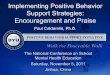 Implementing Positive Behavior Support Strategies ... Implementing Positive Behavior Support Strategies: