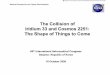 The Collision of Iridium 33 and Cosmos 2251: The … Aeronautics and Space Administration The Collision of Iridium 33 and Cosmos 2251: The Shape of Things to Come 60th International