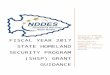 Fiscal Year 2017 State Homeland Security program … · Web viewFiscal Year 2017 State Homeland Security program (SHSP) Grant Guidance Notice of Funding Opportunity (NOFO) For Regional