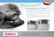 Grande Fleur - huber-online.com · Fleur are two small Tangos and are the entry level into ... 200 38 0,9 1,5 0,60 0,60 0,60 0,35 0,20 11,6 x 21,3 x 22,2 1041.0003.01 3 208 V 2~ 60