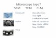 Microscope type? SEM TEM CLM - MCCCblinderl/documents/unit2reviewstudents.pdf · Microscope type? SEM TEM CLM Cheek cell Uses electrons Uses light Surface structures Pollen Internal