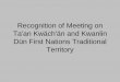 Recognition of Meeting on Ta'an Kwäch'än and Kwanlin Dün ... · "This video was produced by Yukoners Concerned about Oil ... The Process of Hydraulic Fracturing 3. Impacts 
