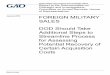 GAO-18-242, FOREIGN MILITARY SALES: DOD Should Take … and produce defense equipment for weapons programs. Part of ... government interests in foreign procurement in the United States