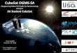 CubeSat OGMS-SA - ESEP€¦ · CubeSat OGMS-SA Outgassing Material Study by Spectroscopy Analysis 3U Student CubeSat Tristan ALLAIN December th10 2014 tristan.allain@lisa.u-pec.fr