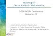 Teaching for Social Justice in Mathematics - Amazon S3 · Teaching for Social Justice in Mathematics • How do you define teaching mathematics for ... • Social Justice – the