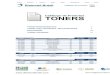 TONERS MONOCROMÁTICOS 1 TONERS PARA …toneretintas.com.br/catalogos/toners.pdf · 1 toners para copiadoras / multifuncionais 7 reveladores 10 toners coloridos 11 ... dbt-tk60 tk60/67