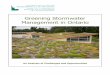 Greening Stormwater Management in Ontario - … · Greening Stormwater Management in Ontario: An Analysis of Challenges and Opportunities by Matt Binstock Canadian Institute for Environmental