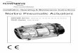 Norbro Pneumatic Actuators - EuroValve · Norbro Pneumatic Actuators Installation, ... Make sure air supply is clean and filtered before installation, to ANSI/ISA S7.0.01-1996 and