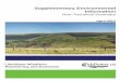 Supplementary Environmental Information - Scottish … · Supplementary Environmental Information ... Development in response to stakeholder comments and in advance of a Public Inquiry