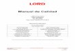 Manual de Calidad - lord.com rev... · a los procesos / materiales automotrices de OEM (siglas en inglés de Fabricantes de Equipo Original)