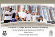 Otahuhu College Health Science Academy€¦ · What is the Health Science Academy? • A selection of 25-28 mixed ability year 11 students who express an interest in a health science
