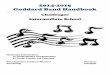 2014-2015 Goddard Band Handbook - Amazon S3 Goddard Band Handbook Challenger Intermediate School Challenger Intermediate: 5th Grade Monday and Wednesday 6th Grade Tuesday and Thursday