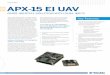 Applanix APX-15 EI UAV · The Trimble APX-15 EI UAV is a GNSS-Inertial OEM solution designed to reduce the cost and improve the efficiency of mapping from small Unmanned Aerial Vehicles