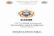 nd CISM General Assembly and Congress - CISM .CISM General Assembly and Congress 2017 2nd â€“ 8th