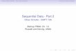 Sequential Data - Part 2 - Oliver Schulte - CMPT 726oschulte/teaching/726/spring11/slides/mychapter13b.pdfSequential Data - Part 2 Oliver Schulte - CMPT 726 Bishop PRML Ch. 13 Russell