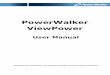 PowerWalker ViewPower user manual.… · PowerWalker ViewPower ... 3.3.2. ViewPower Start And Exit Setting ... Ø Windows 2000/XP/2003/Vista/2008/2012 