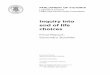 Final Report: Summary Booklet - Parliament of Victoria · Inquiry into end of life choices Final Report: Summary Booklet. ii Legal and Social Issues Committee Committee functions