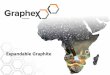 Expandable Graphite - Graphex Mining€¦ · 2 Flake Graphite •Expandable graphite is a compound of graphite that expands or exfoliates when heated •Manufactured by treating flake