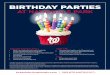 BIRTHDAY PARTIES - content.mlb.com · • In-game video of the party, featuring the birthday child, will air on the scoreboard • Personalized happy birthday scoreboard message COST