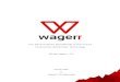 1.0 Abstract 1 - Wagerr Scalability 24 ... controlled by Oracle Masternodes, Wagerr solves the security, scaling and incentive issues that 