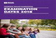 CAMBRIDGE ENGLISH EXAMINATIONS … · CAMBRIDGE ENGLISH: FIRST (FCE) Writing and listening exam Speaking exam Registration deadline Exam format: 09 June 2018 08 …