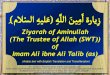 Ziyarah of Aminullah (The Trustee of Allah (SWT)) of … of Aminullah (The Trustee of Allah (SWT)) of Imam Ali ibne Ali Talib (as) N )ملاس لأ N Uل 3 (ل لأ J Uم أ ةرا