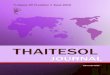 Thailand TESOL Organization THAILAND TESOL ORGAN TESOL Journal Vol29 No1 June...  Its purposes are