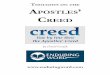 ThoughTs on AposTles Creed - Enduring Word - Free Bible ... · Maker of heaven and earth: ... would be too hot and would burn up too quickly and too unevenly to ... send out too much