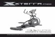 FS5.3e ELLIPTICAL - XTERRA Fitness · The FS 5.3e has a manually adjustable incline feature that will further increase the variety of your workouts. Lift up on the handle located