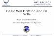 Basic Will Drafting and DL Wills - orringrover.com · Basic Will Drafting and DL Wills ... state has it’s own statutes regarding intestate succession. I n t e g r i t y ... Assets