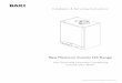Baxi Platinum Combi HE Range - Gas Appliance Guide · Please leave these instructions with the user Baxi Platinum Combi HE Range Gas Fired Wall Mounted Condensing Combination Boiler