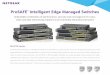 ProSAFE Intelligent Edge Managed Switches - NETGEAR · networks? Because the M4100 ... NETGEAR Intelligent Edge managed switches feature comprehensive Layer 2, Lite Layer 3 and Layer