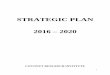 STRATEGIC PLAN 2016 2020 - ...::Coconut Research … · plan more emphasis is given to addressing current issues of the coconut industry such as the ... Hence, the Strategic Plan