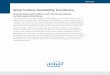 Wind Turbine Availability Excellence - Intel · Wind Turbine Availability Excellence ... operation of remote offshore wind turbines through the use of advanced remote management,