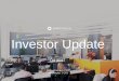 Investor Update - LivePerson · This list is intended to identify only certain of the principal factors that could cause actual ... hang up 48% feel ... Leading web chat share 